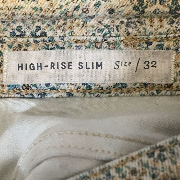 Pilcro and the Letterpress by Anthropologie High-Rise Slim Button Fly Pants S-32 - Picture 4 of 12